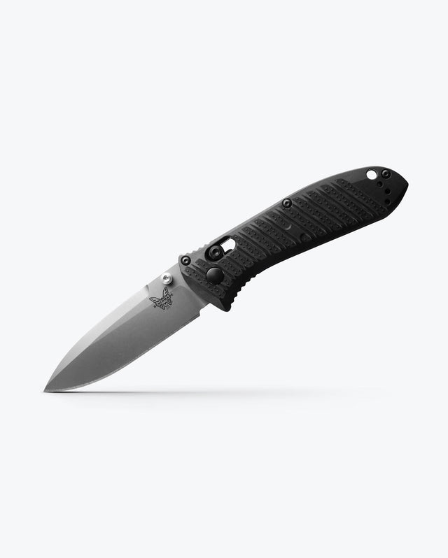 Benchmade Mini Presidio II 575-1 CF-Elite knife, open angled view