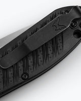Benchmade Mini Presidio II 575-1 CF-Elite knife, handle detail