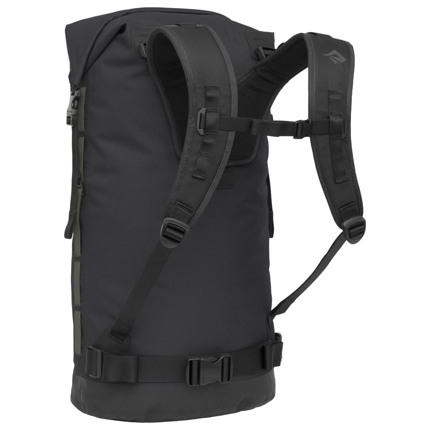 Sea to Summit Big River Dry Backpack 50L Outdoor Action Jet Black- front