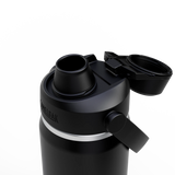 Camelbak Thrive™ Chug 20oz Bottle, Insulated Stainless Steel Outdoor Action Black- Open