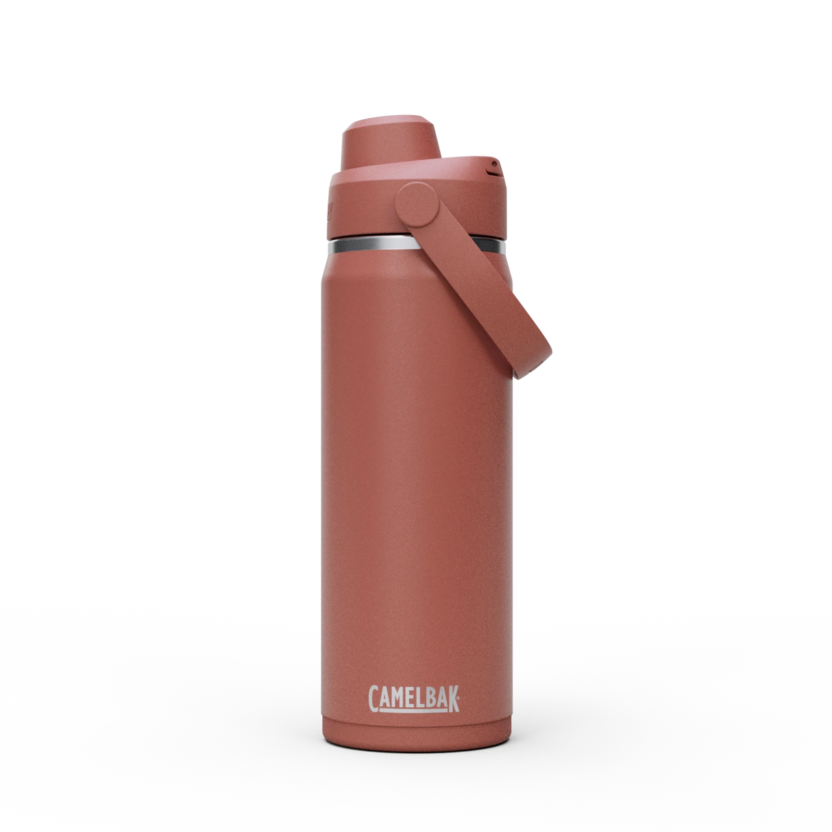 Camelbak Thrive™ Chug 20oz Bottle, Insulated Stainless Steel Outdoor Action Sierra Red- Front