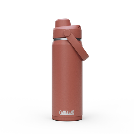 Camelbak Thrive™ Chug 20oz Bottle, Insulated Stainless Steel Outdoor Action Sierra Red- Front