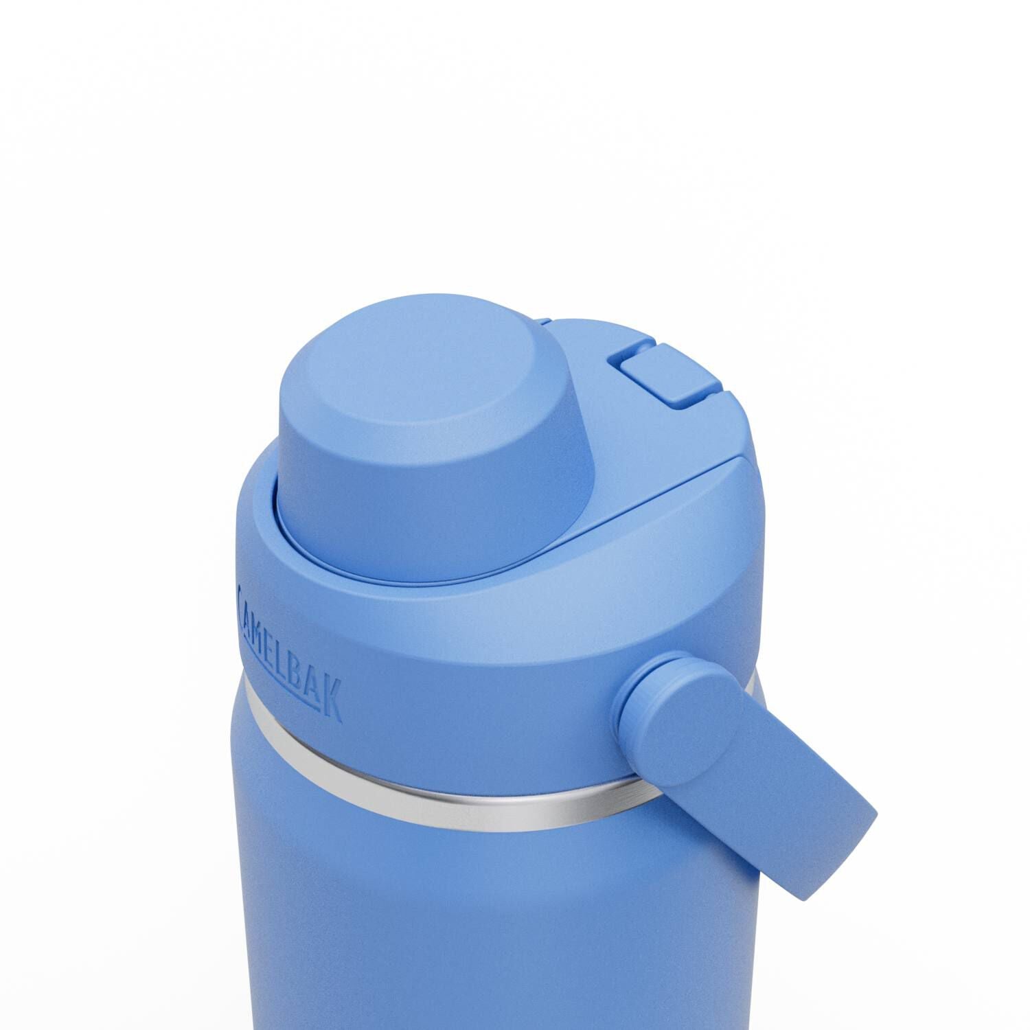Camelbak Thrive™ Chug 20oz Bottle, Insulated Stainless Steel Outdoor Action Sky Blue- Closed Lid