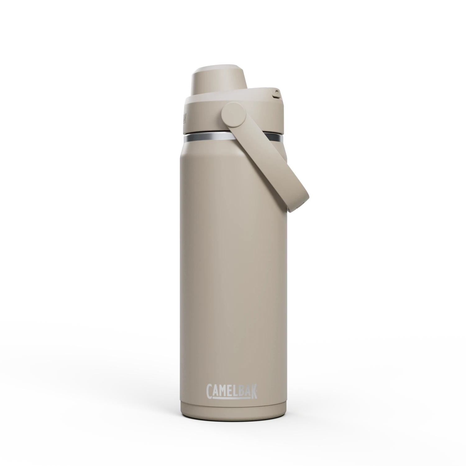 Camelbak Thrive™ Chug 20oz Bottle, Insulated Stainless Steel Outdoor Action Stone- Front
