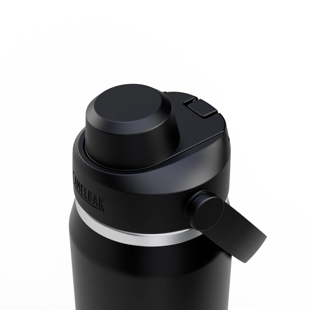 Camelbak Thrive™ Chug 25oz Bottle, Insulated Stainless Steel Outdoor Action Black- Leak Proof Lid