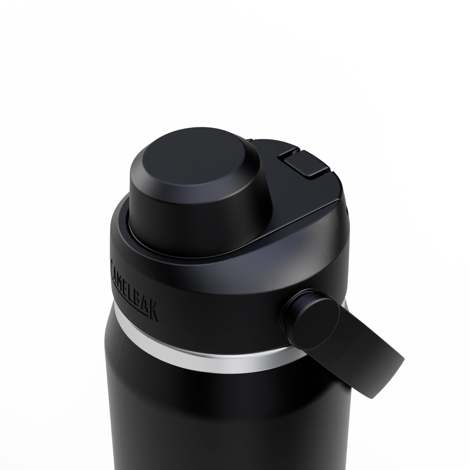 Camelbak Thrive™ Chug 25oz Bottle, Insulated Stainless Steel Outdoor Action Black- Leak Proof Lid