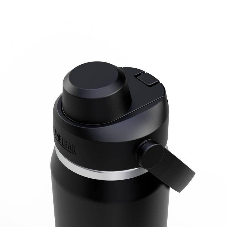 Camelbak Thrive™ Chug 25oz Bottle, Insulated Stainless Steel Outdoor Action Black- Leak Proof Lid