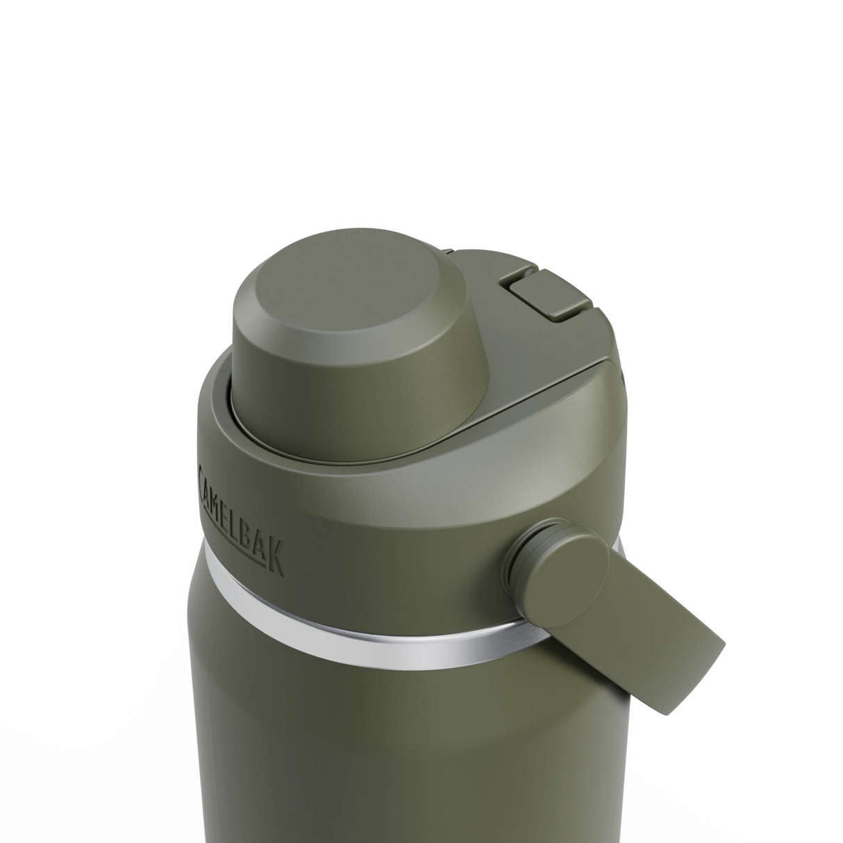Camelbak Thrive™ Chug 25oz Bottle, Insulated Stainless Steel Outdoor Action Moss- Leak Proof Lid