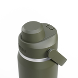 Camelbak Thrive™ Chug 25oz Bottle, Insulated Stainless Steel Outdoor Action Moss- Leak Proof Lid