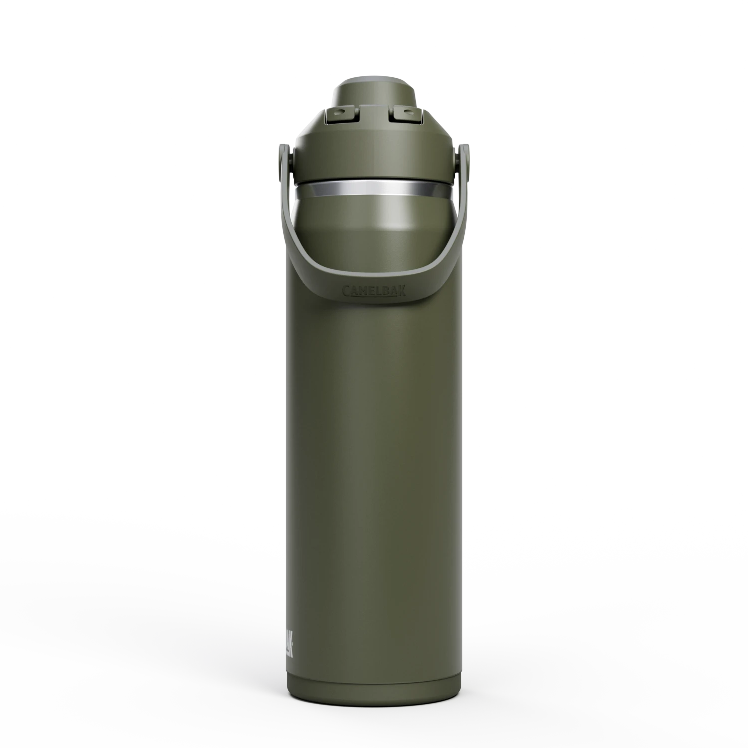 Camelbak Thrive™ Chug 25oz Bottle, Insulated Stainless Steel Outdoor Action Moss- Side