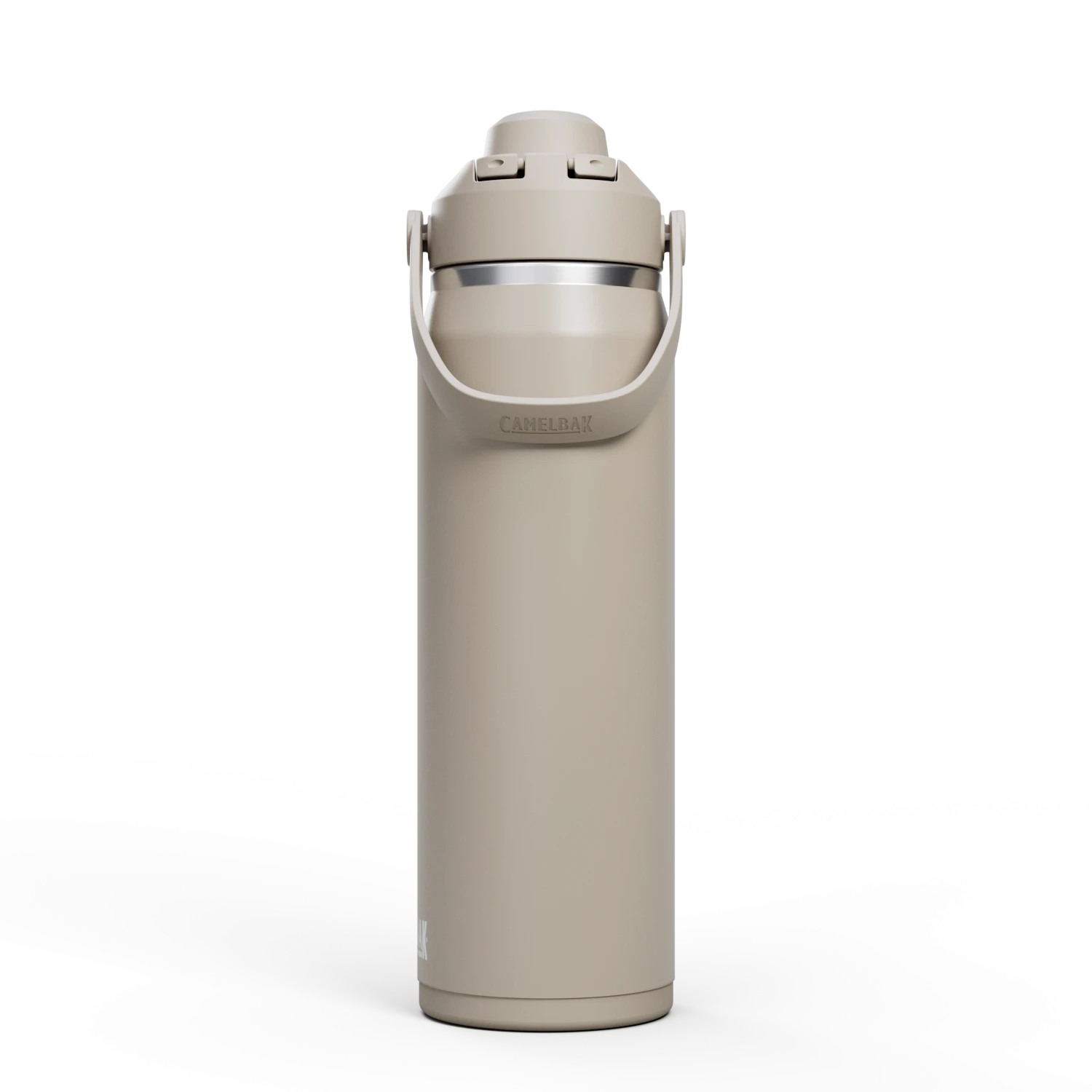 Camelbak Thrive™ Chug 25oz Bottle, Insulated Stainless Steel Outdoor Action Stone- Side