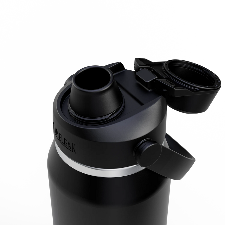 Camelbak Thrive™ Chug 32oz Bottle, Insulated Stainless Steel Outdoor Action Black- Open