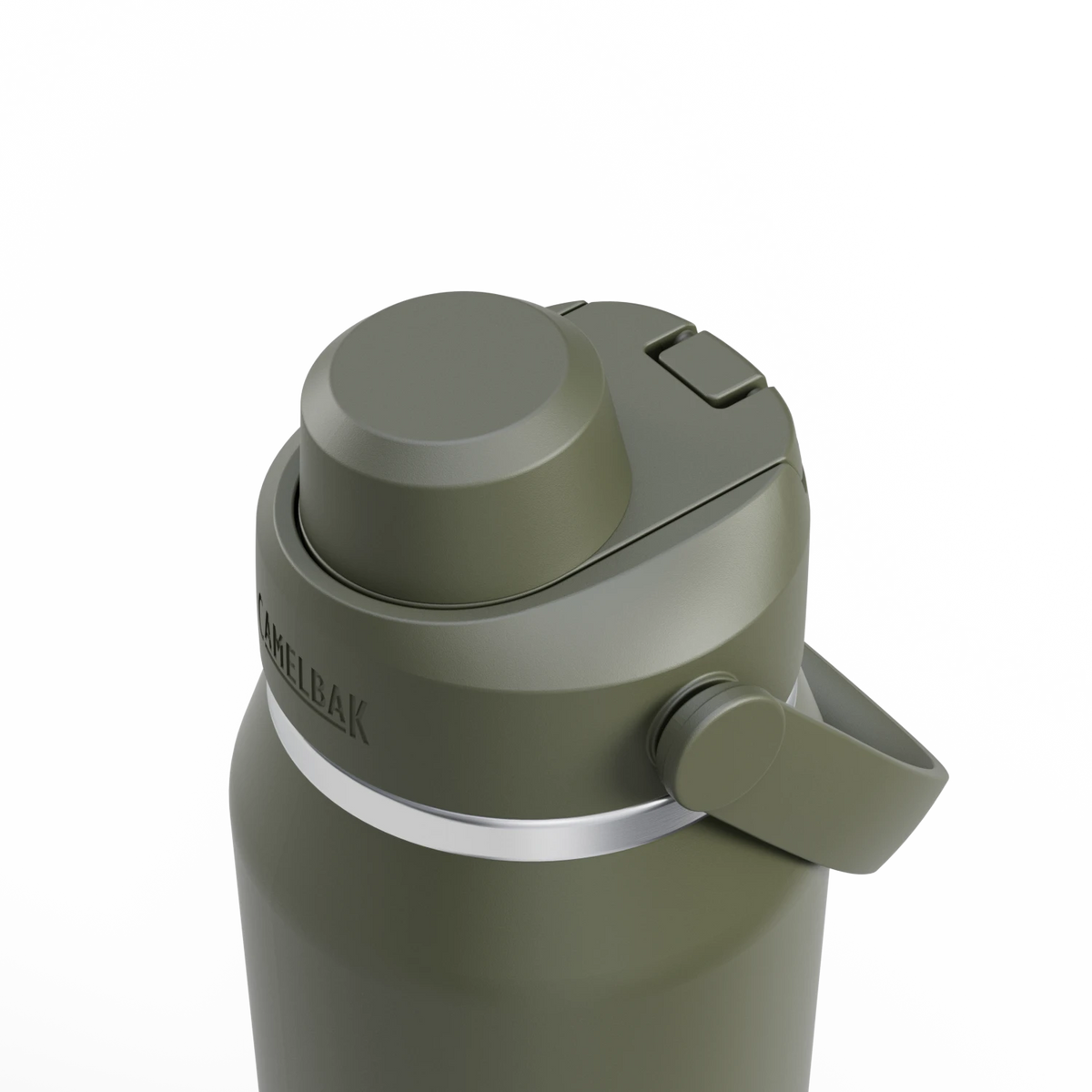 Camelbak Thrive™ Chug 32oz Bottle, Insulated Stainless Steel Outdoor Action Moss- Leak Proof Lid