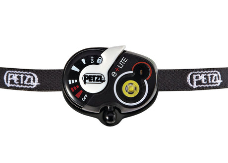 Petzl e+LITE® Outdoor Action - Continuous or strobe white/red light