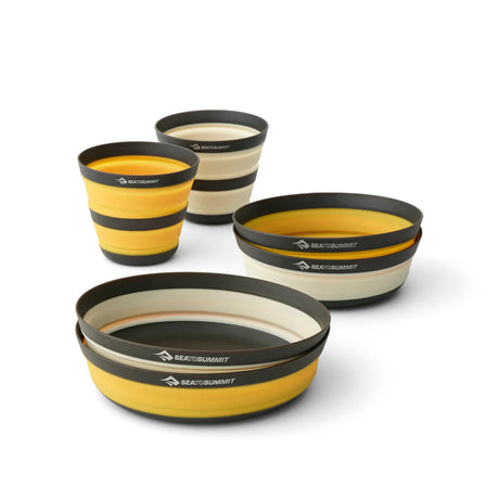 Sea to Summit Frontier Ultralight Collapsible Dinnerware Set-6 Piece Outdoor Action-Product Overview