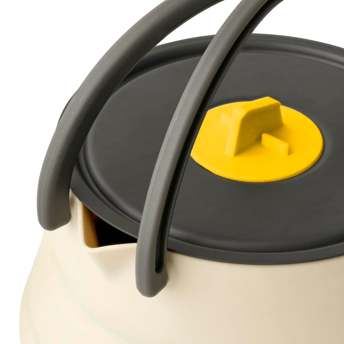 Sea to Summit Frontier Ultralight Collapsible Kettle Outdoor Action Bone White- nylon handles