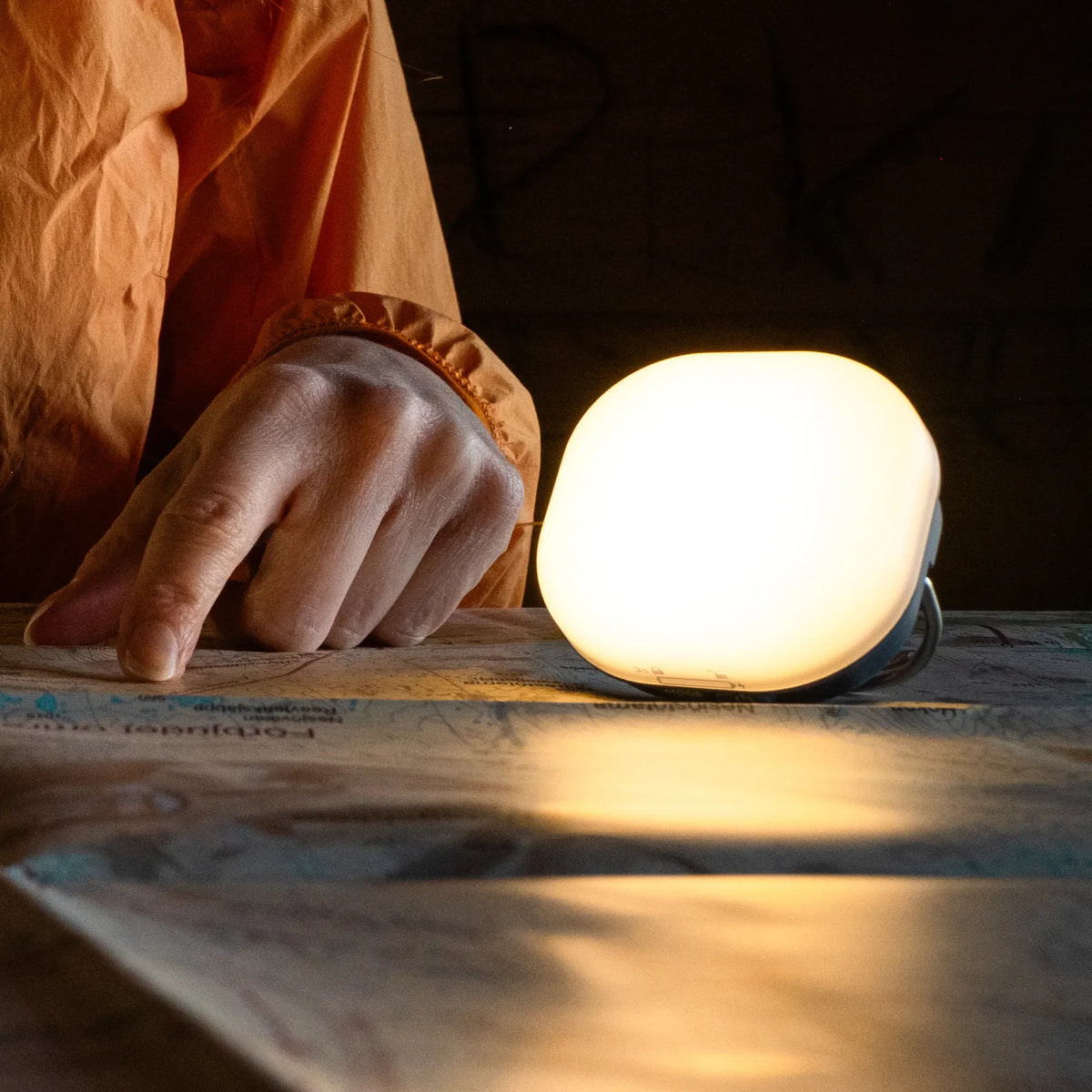 Silva Glow Recharge lantern in blue