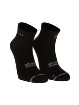 Hilly Active Anklet Zero performance running socks - left side detail with LYCRA SPORT construction