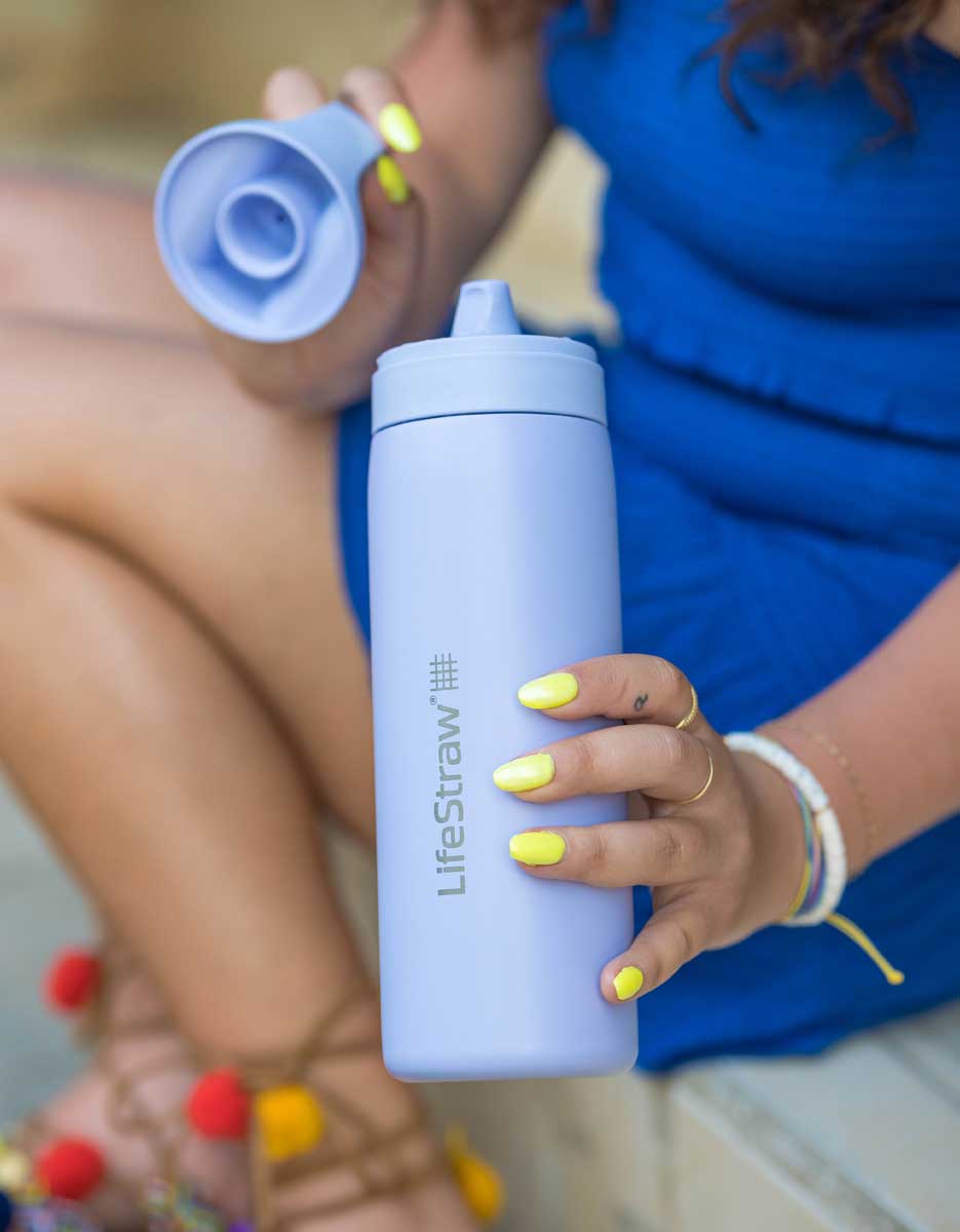 LifeStrawLifeStraw Go Series Stainless Steel Water Filter Bottle 18ozOutdoor Action