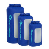 Sea to Summit Lightweight Dry Bag View Outdoor Action Surf Blue- Variant Sizes