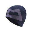 Mountain Equipment Branded Knitted Women's Beanie Outdoor Action Cosmos/Welsh Slate- front
