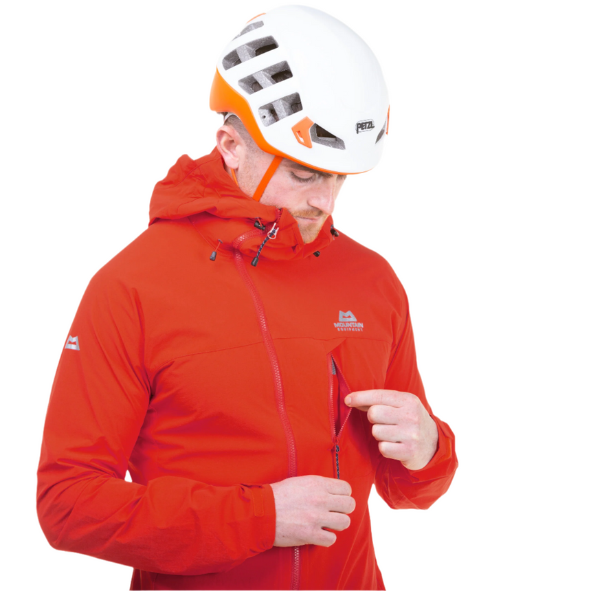 Mountain Equipment Squall Hooded Men's Jacket Outdoor Action