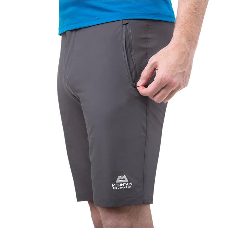 Mountain Equipment Ibex Mountain Men’s Short Outdoor Action Anvil Grey - Hand pockets