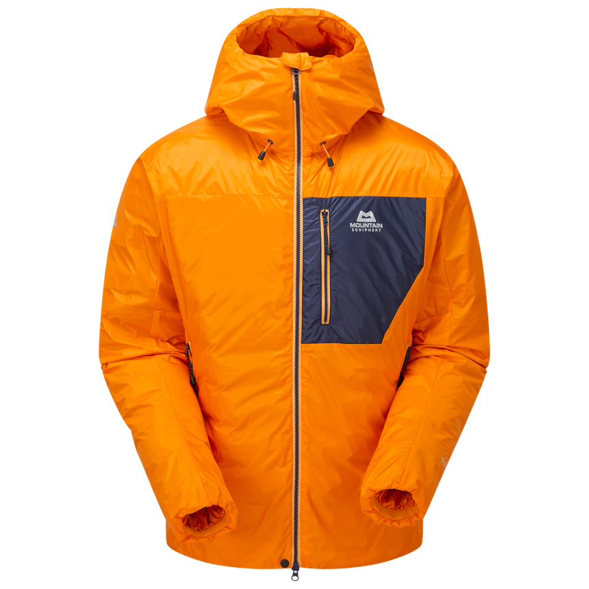 Mountain Equipment Xeros Men's Jacket Outdoor Action Mango / Medieval- front