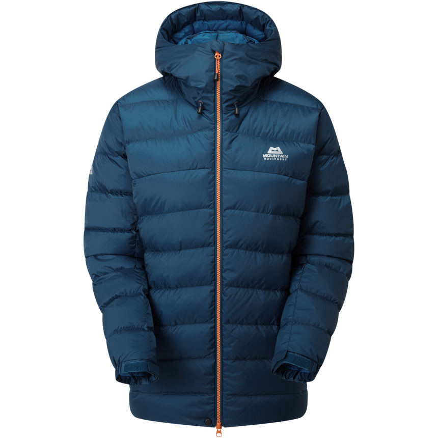 Mountain Equipment Senja Women's Jacket Outdoor Action Majolica Blue- front