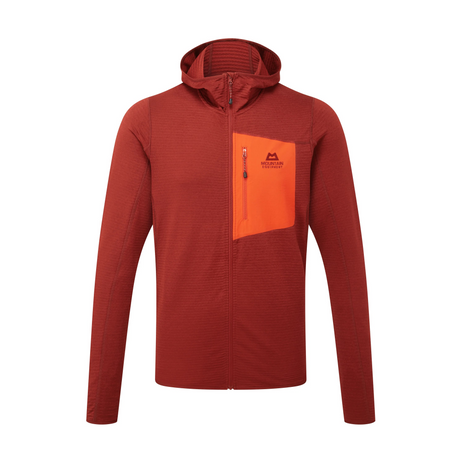 Mountain Equipment Lumiko Hooded Men's Jacket Outdoor Action Merlot/Cardinal- front