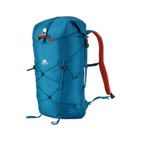 Mountain Equipment Orcus 28+ Backpack Outdoor Action Alto Blue - Full front angle image