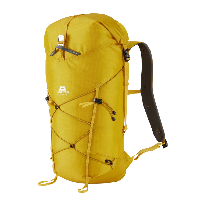 Mountain Equipment Orcus 28+ Backpack Outdoor Action Sulphur - Full front angle image
