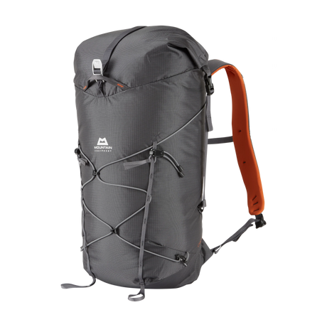 Mountain Equipment Orcus 28+ Backpack Outdoor Action Anvil Grey - Full front angle image