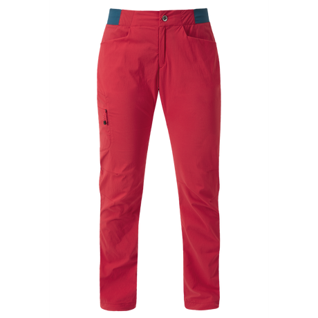 Mountain Equipment Dihedral Women's Pant Outdoor Action Capsicum Red - Front