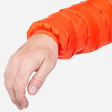 Mountain Equipment Superflux Men's Jacket Outdoor Action Firedbrick/Cardinal - Elastane Cuffs