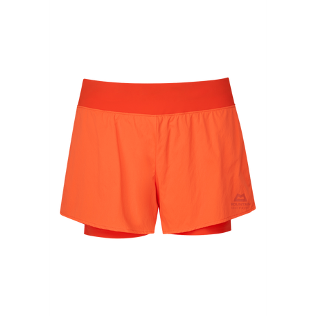 Mountain Equipment Dynamo Women's Twin Short Outdoor Action Mandarin Red - Front