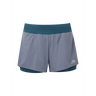 Mountain Equipment Dynamo Women's Twin Short Outdoor Action Bluefin - Front