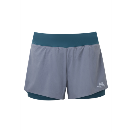 Mountain Equipment Dynamo Women's Twin Short Outdoor Action Bluefin - Front