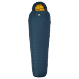 Mountain Equipment Helium Solo Sleeping Bag Outdoor Action Majolica Blue - Front Full Length
