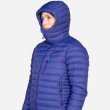 Mountain Equipment Earthrise Hooded Outdoor Action Amethyst- hood