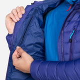 Mountain Equipment Earthrise Hooded Outdoor Action Amethyst- pocket