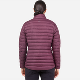 Mountain Equipment Earthrise Women's Jacket Outdoor Action Raisin- back fit on model