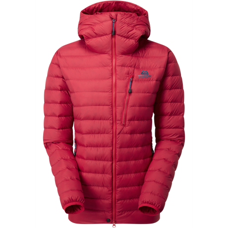 Mountain Equipment Earthrise Hooded Outdoor Action Capsicum Red- front