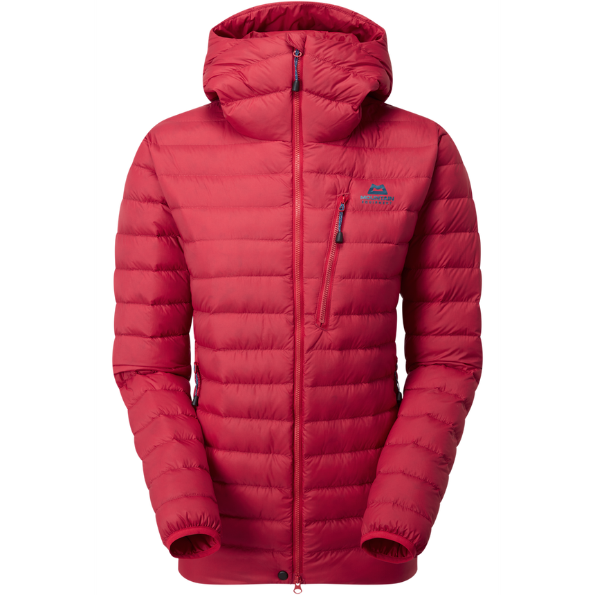Mountain Equipment Earthrise Hooded Outdoor Action Capsicum Red- front