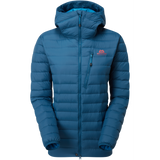 Mountain Equipment Earthrise Hooded Outdoor Action Majolica Blue- front