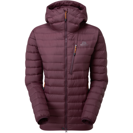 Mountain Equipment Earthrise Hooded Outdoor Action Raisin- front