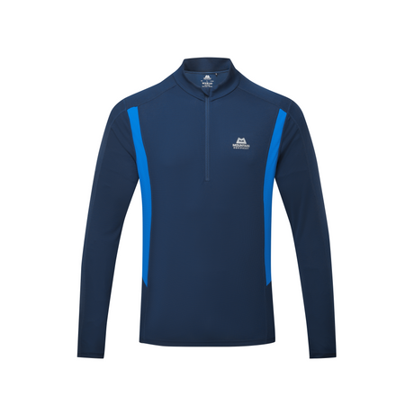Mountain Equipment Ignis Long Sleeve Men's Zip Tee Outdoor Action