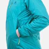 Mountain Equipment Aerotherm Women's Jacket Outdoor Action Jade - Zipped Hand Pocket
