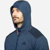 Mountain Equipment Oracool Hooded Men's Jacket Outdoor Action Dusk/Cosmos - Grown-on hood