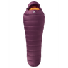 Mountain Equipment Classic Eco 500 Women's Sleeping Bag Outdoor Action Raisin - Front Full Length